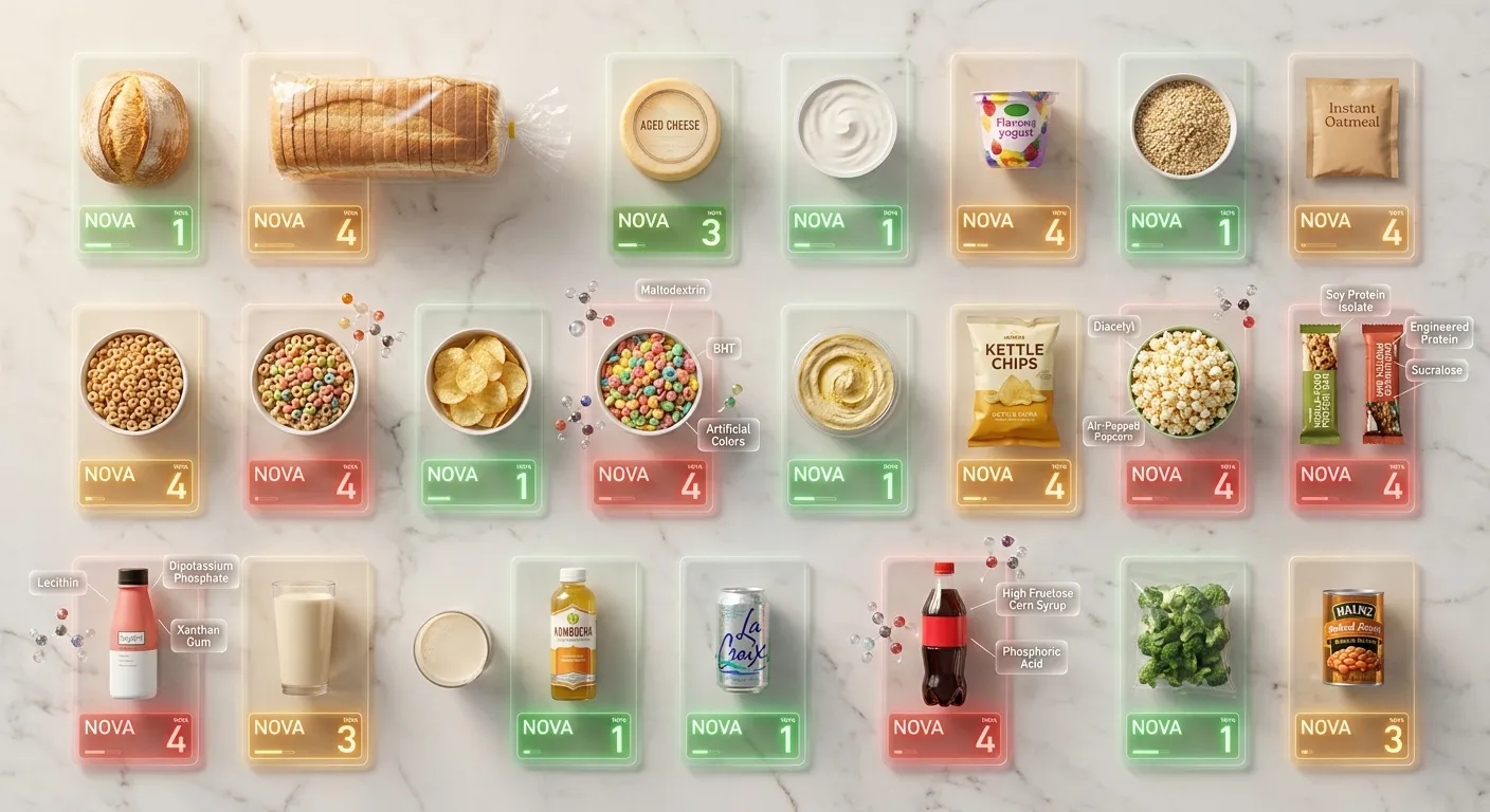 它是超加工食品吗？30 种常见食物的 NOVA 裁决 | Is It Ultra-Processed?